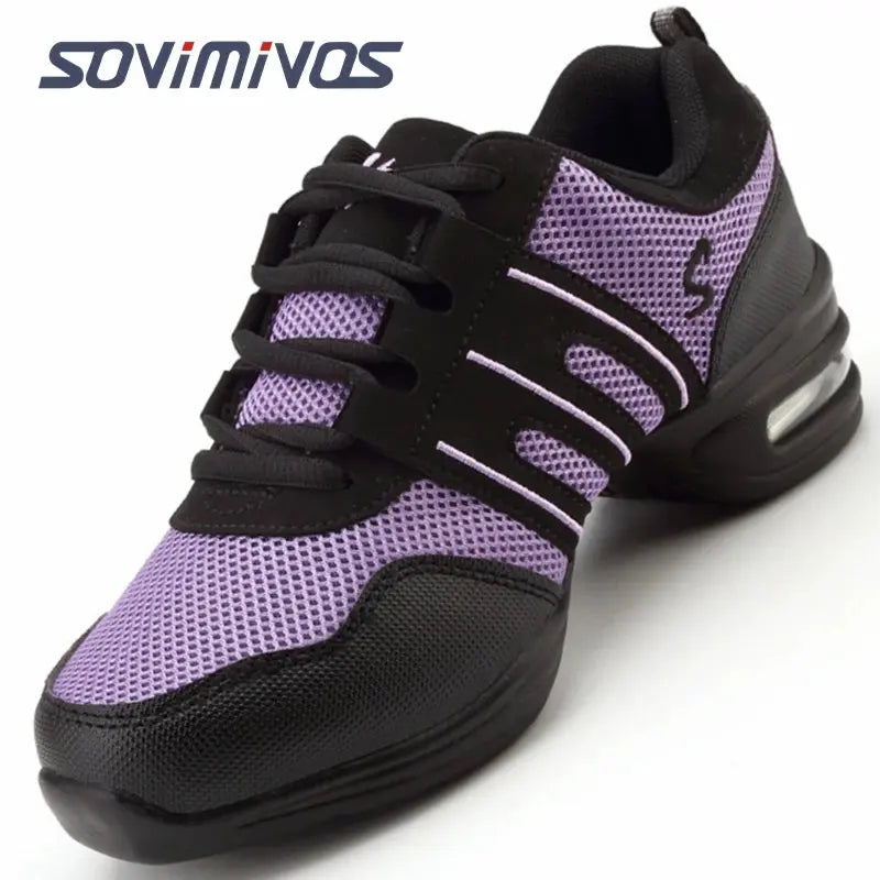 Women's Dance Shoes Soft Outsole Woman Breath Jazz Hip Hop Shoes Sports Sneakers Ladies Girl's Modern Jazz Dancing Shoes for Men NovaCart