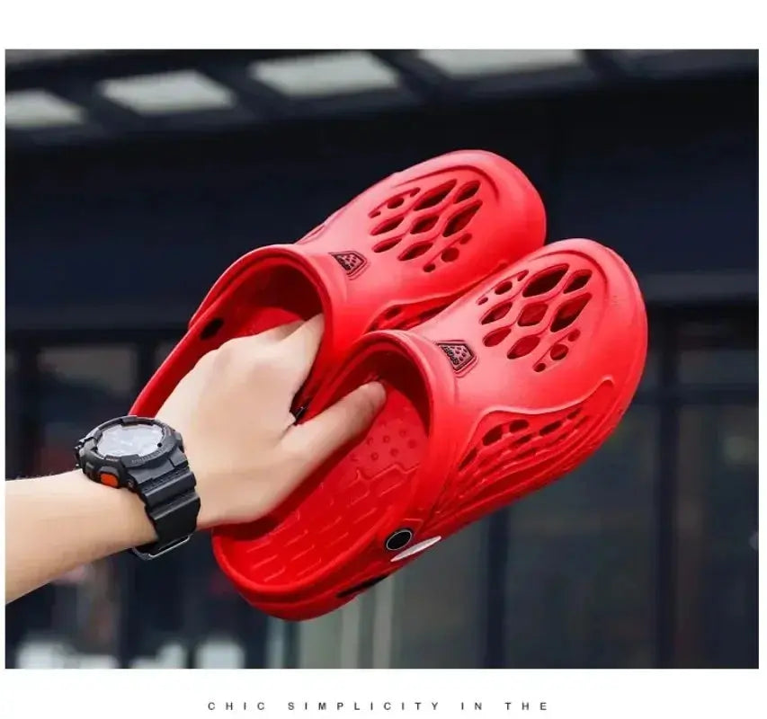 Outdoor Sandals for Men and Women Summer Clogs EVA Slippers Plus Size 47 48 49  Men Garden Shoes Beach Sandals Breathable Clogs NovaCart