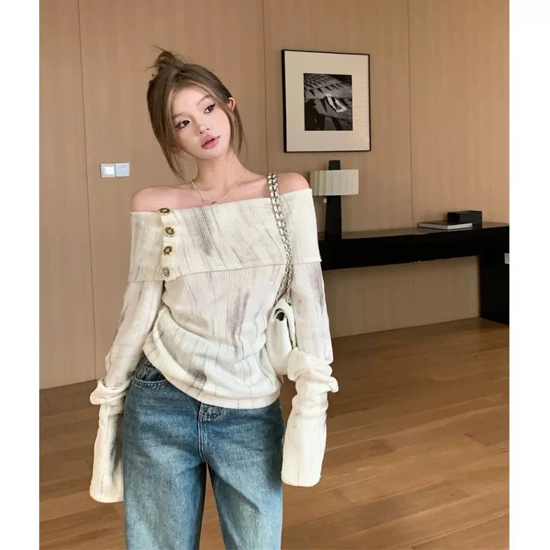 Deeptown Harajuku Kawaii Anime Graphic T Shirts Women Cutecore Cartoon Patchwork Tees Y2K Aesthetic Slim Crop Top Japanese 2000s NovaCart
