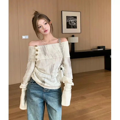 Deeptown Harajuku Kawaii Anime Graphic T Shirts Women Cutecore Cartoon Patchwork Tees Y2K Aesthetic Slim Crop Top Japanese 2000s NovaCart