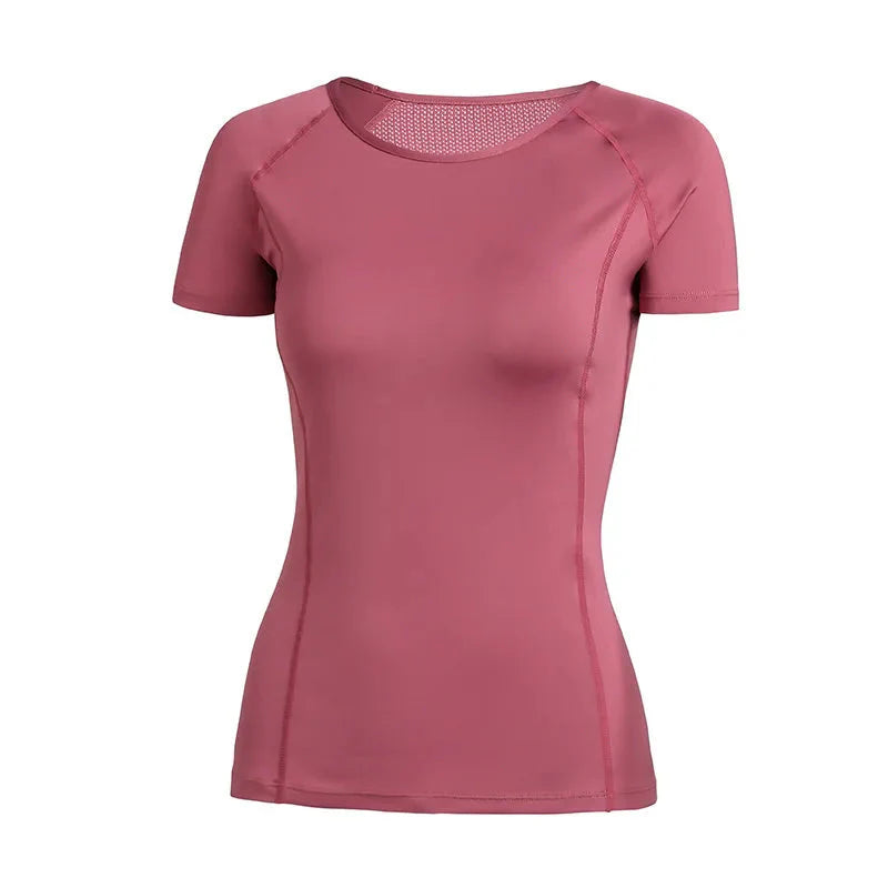 🖤 Plus Size Women's Sports T-Shirt – Breathable Yoga & Running Top FitiqueFit
