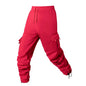 Men's Joggers Pants Loose Drawstring Long Pants Men Multi-pocket Sweatpants Casual Cargo Trousers For Men Fitness NovaCart