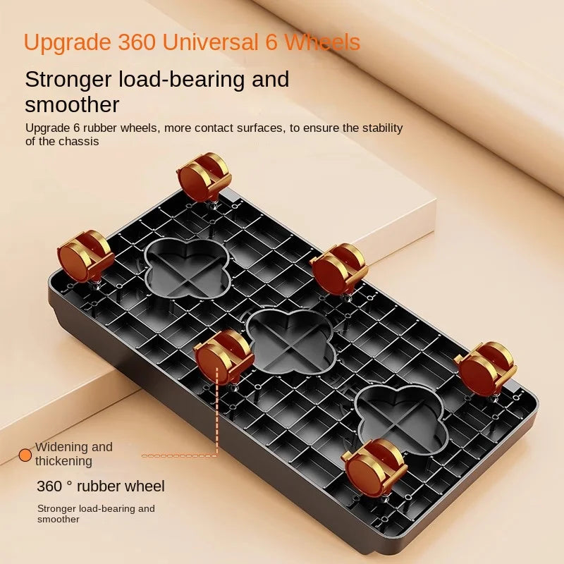 Double Layer PC Tower Stand, Mobile CPU Case Base with Universal Wheels, Heightening Storage Support Bracket for Computer Host Pi-Mart