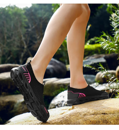 Fashion Casual Shoes Lightweight Summer Breathable Men Shoes Outdoor Comfortable Women Footwear Male Ladies Walking Shoes 36-45 NovaCart