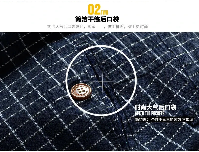 Checked pants for man Black Casual Pants Men Trousers Streetwear Mens linen Pants Slim Fit Male Plaid Pant men\'s Check Pants NovaCart