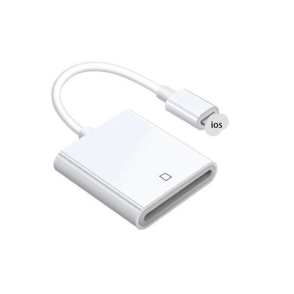 2-in-1 Lightning Flash Card Reader TF Reader 2-in1 Slot for iPhone/iPad, Suitable for Memory Card/Mini SD Card Adapter Pi-Mart