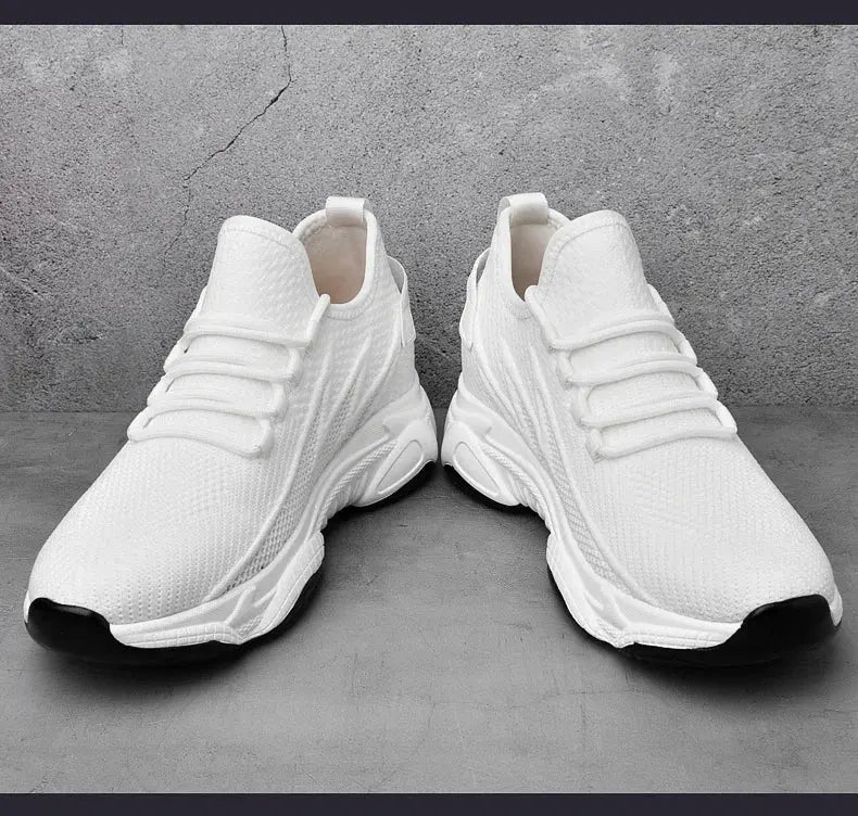 Men Sneakers Casual Heightening Shoes 8cm Height Increase Shoes For Men Summer Breathable 6cm Elevator Shoes 10cm Insole Taller NovaCart