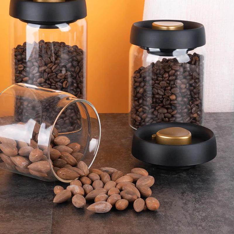 Vacuum Sealed Jug Coffee Beans Airtight Canister SmartPursue™