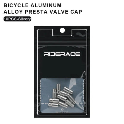 2/4/10Pcs Bicycle Tire Valve Cap Dustproof Lightweight Aluminum Alloy MTB Road Bike Tube Tyre Gas Nozzle Cover For FV Presta Pi-Mart