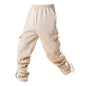 Men's Joggers Pants Loose Drawstring Long Pants Men Multi-pocket Sweatpants Casual Cargo Trousers For Men Fitness NovaCart