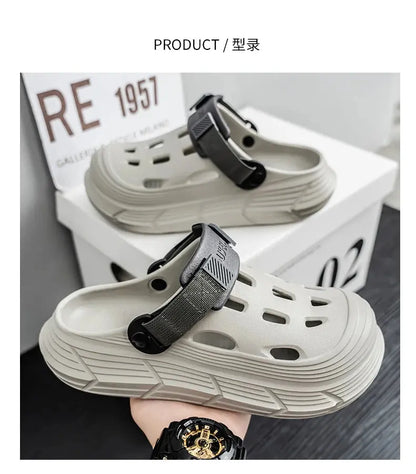 Men's Sandals Casual EVA Clogs for Men Summer Comfortable Garden Shoes Non-slip Wear-resistant Beach Slippers for Men 2025 New NovaCart