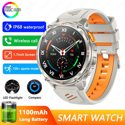 2026 New T-Rex3 Pro 1100mAh Battery Smart Watch GPS path 5ATM Waterproof Sports Run tracker Outdoors Compass Military Smartwatch NovaCart