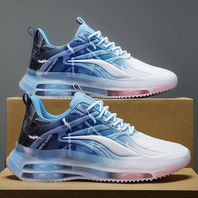 Men's Fashionable Basketball Shoes, with Air Cushioning, Comfortable and Non-Slip, Breathable and Shock-Absorbing, Suitable for Men's Outdoor Activities NovaCart