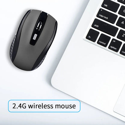 2.4G Wireless Mouse 2.4Ghz Gaming Mouse 6D Optical Wireless Mouse Slim Mini Noiseless Mice  DPI1600 for Macbook PC Laptop Pi-Mart