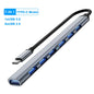 USB C Docking Station PD 100W USB C HUB Type C to HDMI-Compatible Adapter 4K 30Hz VGA RJ45 USB 3.0 HUB USB Splitter for MacBook Pi-Mart