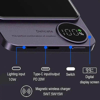 PowerHub ChargeMate wireless charger MagSafe Power Bank for iphone SmartPursue™