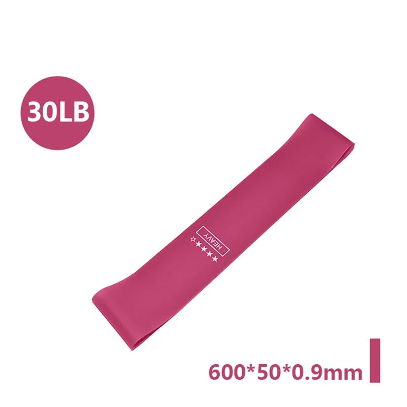 Portable Fitness Workout Equipment Rubber Resistance Bands Yoga Gym Elastic Gum Strength Pilates Crossfit Women Weight Sports Pi-Mart