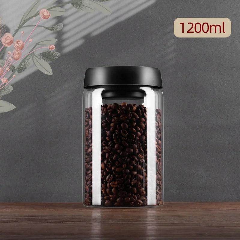 Vacuum Sealed Jug Coffee Beans Airtight Canister SmartPursue™