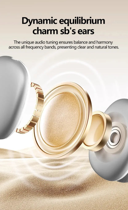 2024 Air Max Bluetooth 5.3 Earphone Over ear Headphone Wireless Headset Pods Pro Max Headphone for Apple Iphone tws dluetooth NovaCart