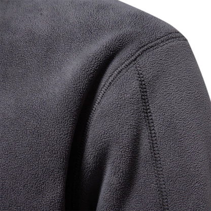 AIOPESON Brand Quality Thicken Warm Fleece Jacket for Men Zipper Neck Pullover Men's Sweatshirt Soft Shell Mens Jacket NovaCart