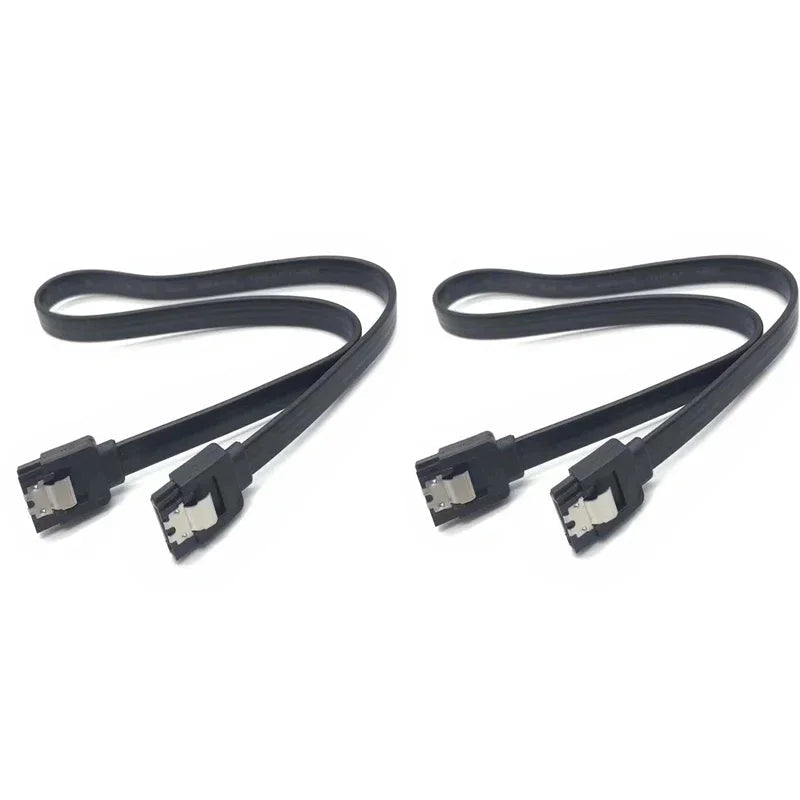 1-10PCS 50CM SATA 3.0 Data Cable High-speed Sata III Cable Adapter Connection Converter For SATA HDD SSD CD Drive Writer Desktop Pi-Mart
