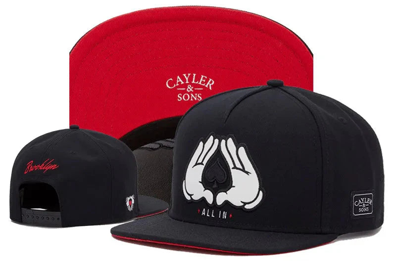Classic Snapback Hat – Flat Bill Adjustable Baseball Cap FitiqueFit