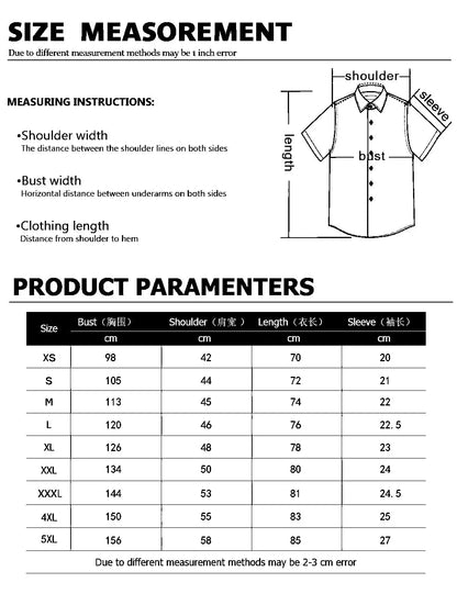 Men's New Linen Ethnic Tribal Style 3D Printed Shirt Hawaiian Tropical Breathable Comfortable Short-sleeved Lapel Clothes Men'S NovaCart