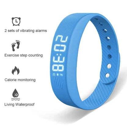 LED Digital Smart Bracelet Vibrating Alarm Clock Waterproof Clock SmartPursue™