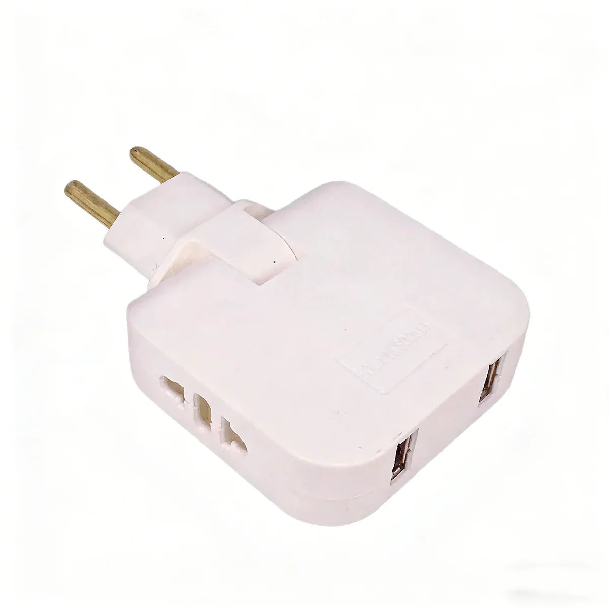 2 USB 3 in 1 EU Power Socket Plug Adapter Foldable US To EU Travel Aadapters Power Converter KR Plug Electrical Socket AC Outlet Pi-Mart