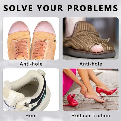 4/6 PCS Shoe Repair Patches, Heel Protector Pads, Anti-Wear Hole Fixing, Self-Adhesive Repair Patches, Insole Foot Care Liner Pi-Mart