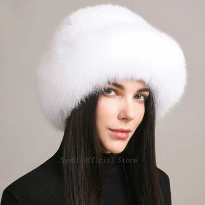 Women’s Faux Fur Knit Beanie FitiqueFit