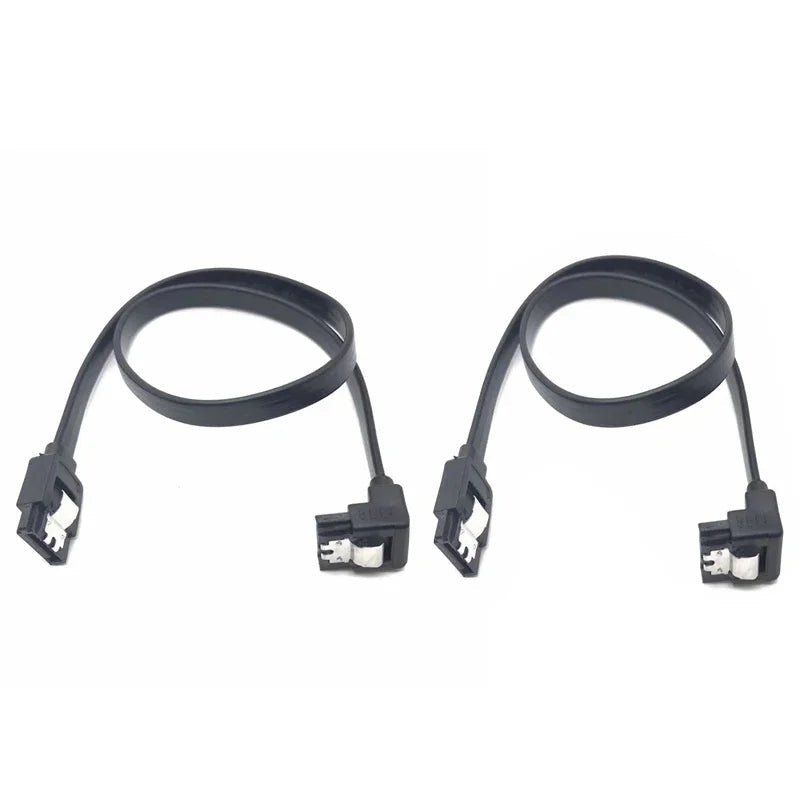 1-10PCS 50CM SATA 3.0 Data Cable High-speed Sata III Cable Adapter Connection Converter For SATA HDD SSD CD Drive Writer Desktop Pi-Mart