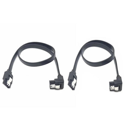 1-10PCS 50CM SATA 3.0 Data Cable High-speed Sata III Cable Adapter Connection Converter For SATA HDD SSD CD Drive Writer Desktop Pi-Mart