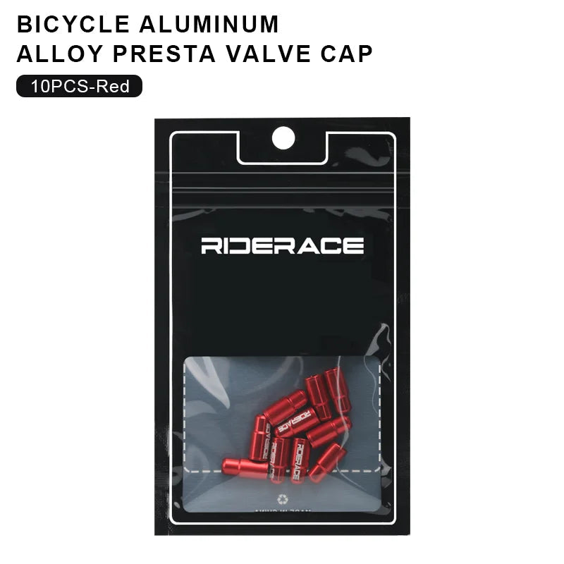 2/4/10Pcs Bicycle Tire Valve Cap Dustproof Lightweight Aluminum Alloy MTB Road Bike Tube Tyre Gas Nozzle Cover For FV Presta Pi-Mart
