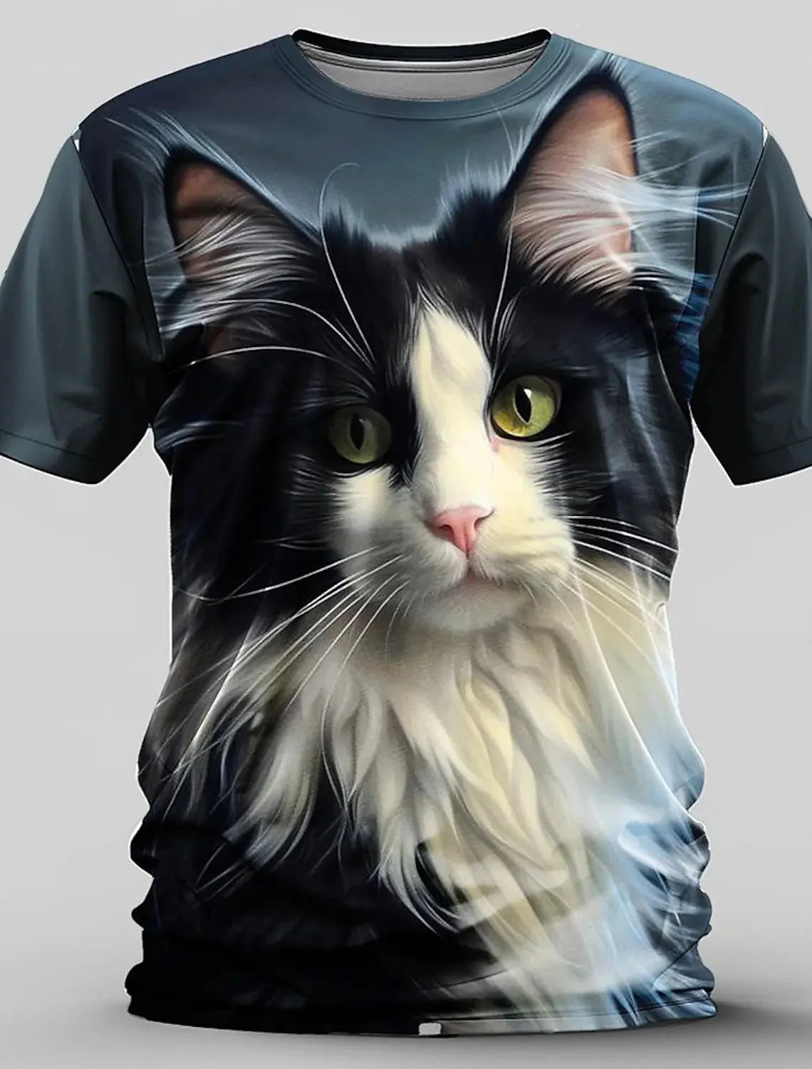 🦁  3D Animal Print Funny T-Shirt – Bold Summer Streetwear FitiqueFit