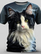 🦁  3D Animal Print Funny T-Shirt – Bold Summer Streetwear FitiqueFit