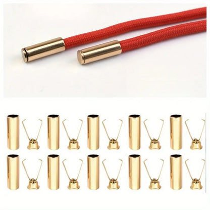 10pcs Heavy Duty Cord Locks Adjustable Metal Clips Secure Fastening for Shoelaces Bags Hoodies DIY Crafts Organizing Cables NovaCart