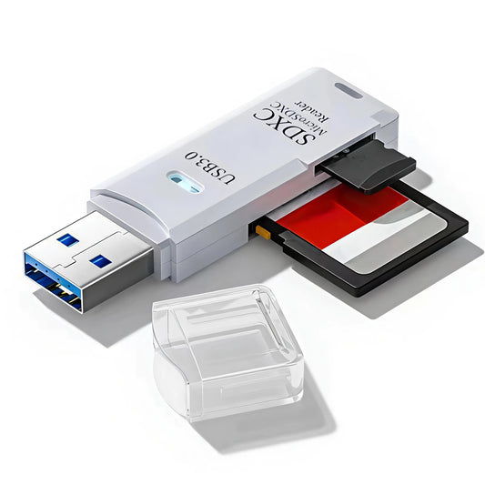 2 in 1 USB 3.0 Card Reader Micro TF sd card Reader usb adapter High Speed Cardreader TF Memory card For PC Laptop Accessories Pi-Mart