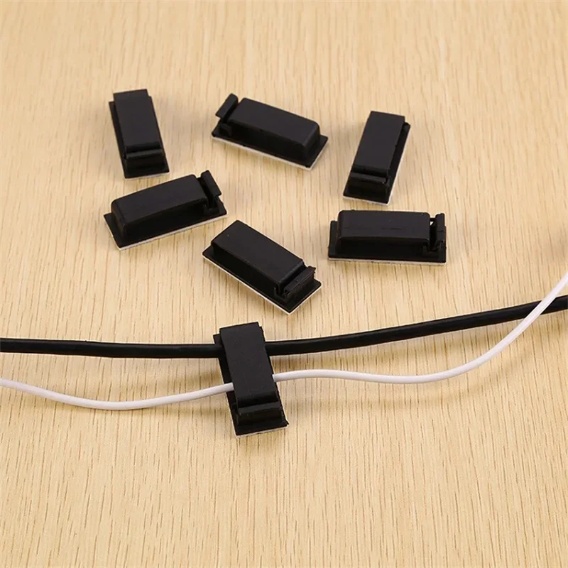 Cable Fixing Clip Cable Wire Sorting Buckle Chassis Organizer 19*47 Black and White Organizer Pi-Mart