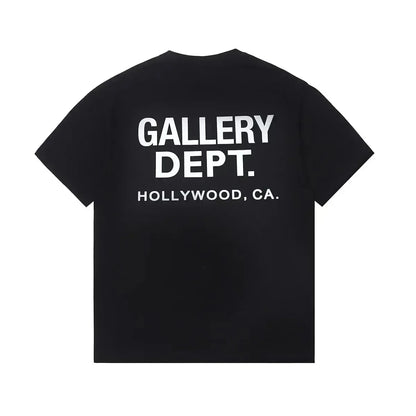Vintage High Street T-shirt Gallery Printed Shirt Fashion Letter Printed T-shirt Casual O-neck T-shirt Summer Brand Top NovaCart