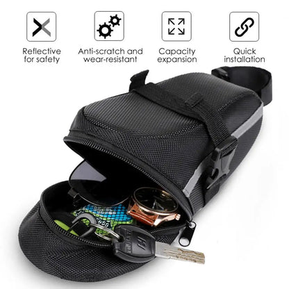 Universal Bicycle Saddle Bag Bicycle WaterProof Tail Bag Mountain Bike Rear Bag Bike Tail Bag Outdoor Bicycle Accessories Pi-Mart