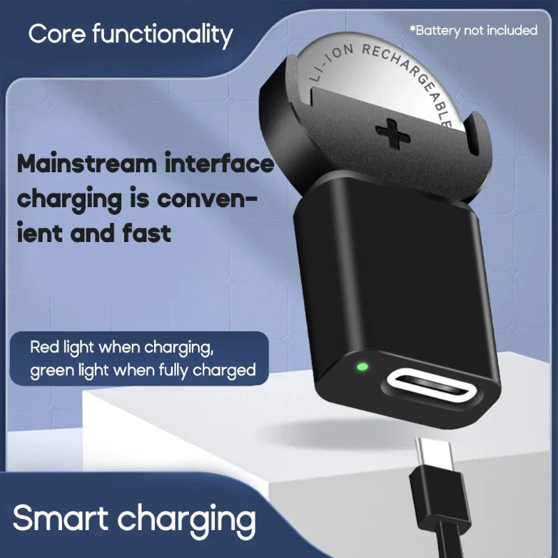 Fast Charging LIR2032 Charger  Hot Sale For Car Key Electronic Toys Weight Scale Rechargeable Button Battery Pi-Mart