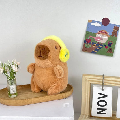 Cute Capybara Plush Toy Hoodie with Wings Simulation Doll Small Size Stuffed Animals Anime Fluffty Toy Birthday Party NovaCart
