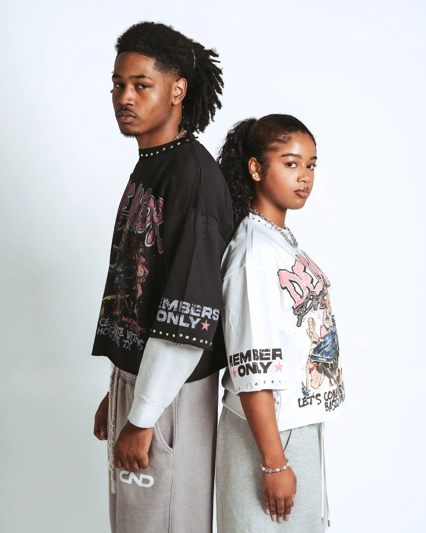 Womens Y2k Grunge Shirts Baggy Rhinestone Crew Neck Short Sleeves Harajuku Vintage Girls Clothes Hip Hop Graphic Print T Shirts NovaCart