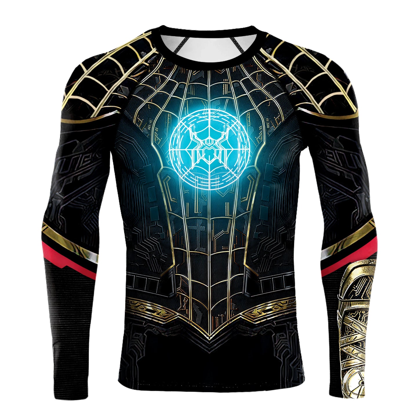 Fashion Comics Spider Cosplay 3D Printed Men's Long Sleeve T-shirt Superhero Tee Casual Loose Fitness Sports Tops Street Clothes NovaCart