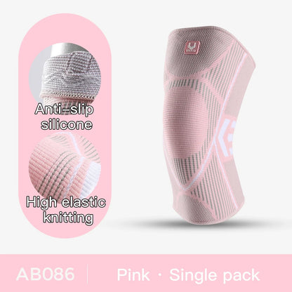 1 Pc Elastic Breathable Compression Knee Support Sleeve for Basketball Running Cycling Pi-Mart