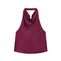 Sexy Elegant Halter  Backless High Solid Halter Neck Tops