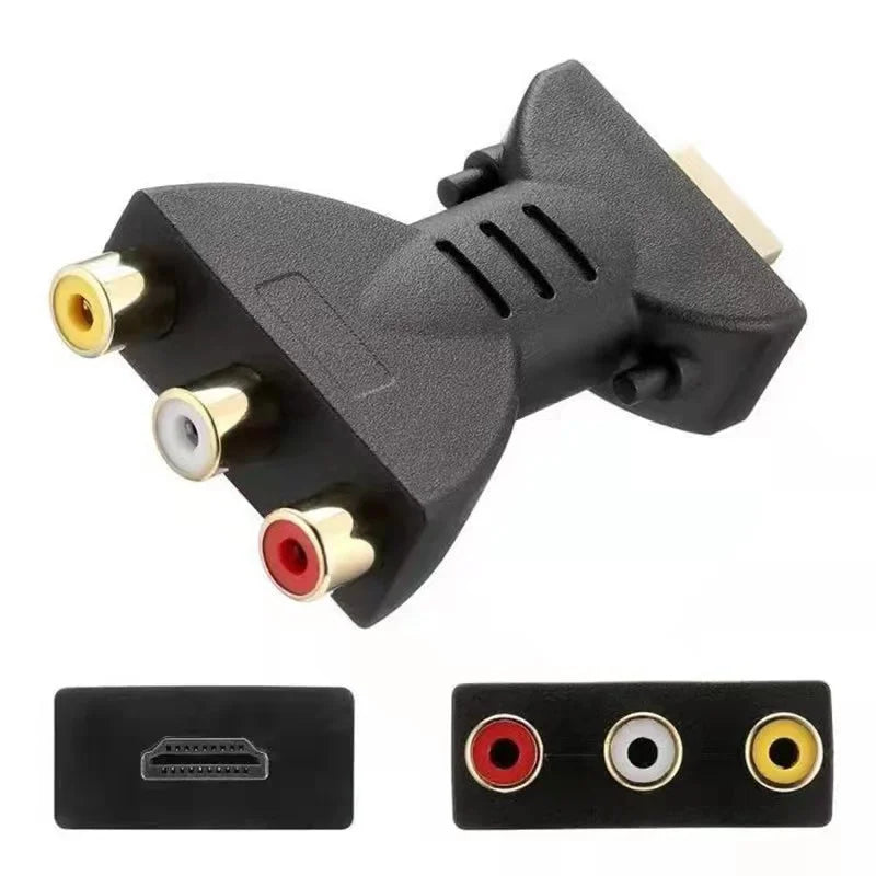 For HD TV BOX HD 1080P RCA AV To HDMI-compatible Composite Adapter Converter AV2HDMI Audio Video Cable HDMI TO AV with USB Cable Pi-Mart