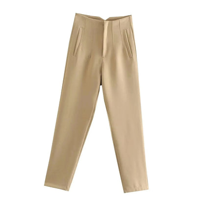 Women’s High Waist Slim Trousers FitiqueFit