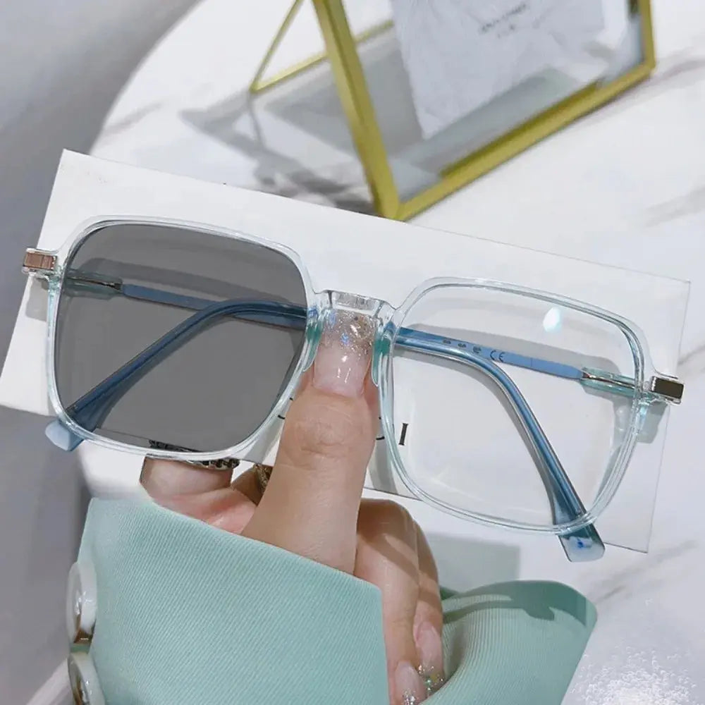 Photochromic Anti Radiation Glasses Metal Eyeglass For Woman Men NovaCart